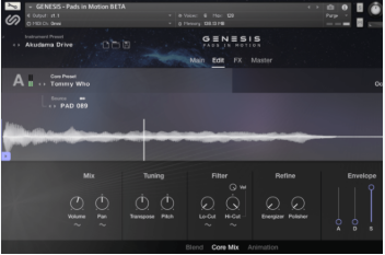 SAMPLE LOGIC Genesis Pads In Motion